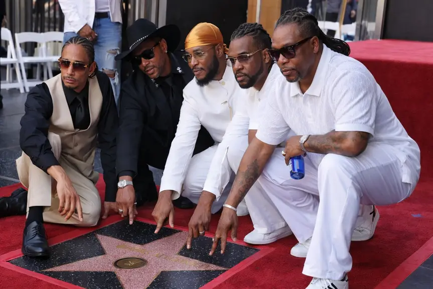 Bone Thugs-N-Harmony Celebrated with Star on the Hollywood Walk of Fame