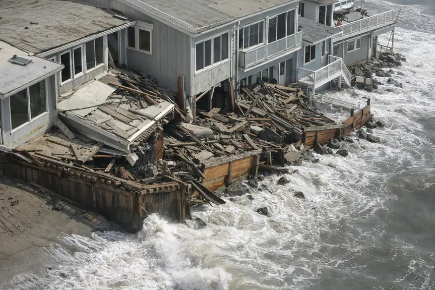 Devastating Waves Cause Major Damage to Homes in Capistrano Beach