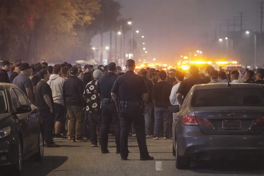 LAPD Cracks Down on Illegal Street Takeovers: 70 Arrests and 570 Citations