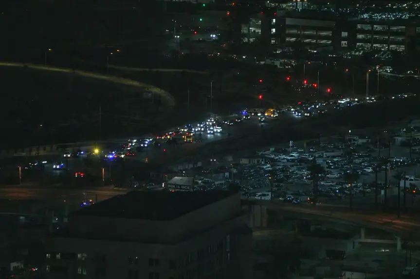Traffic Disruption at LAX Due to Gas Leak From Construction Work