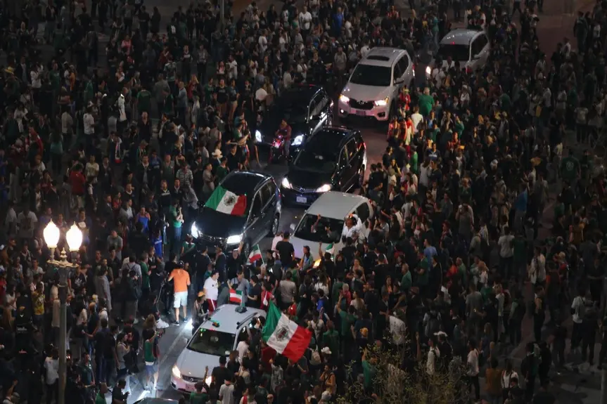 Southern California Celebrates Mexico's World Cup Victory