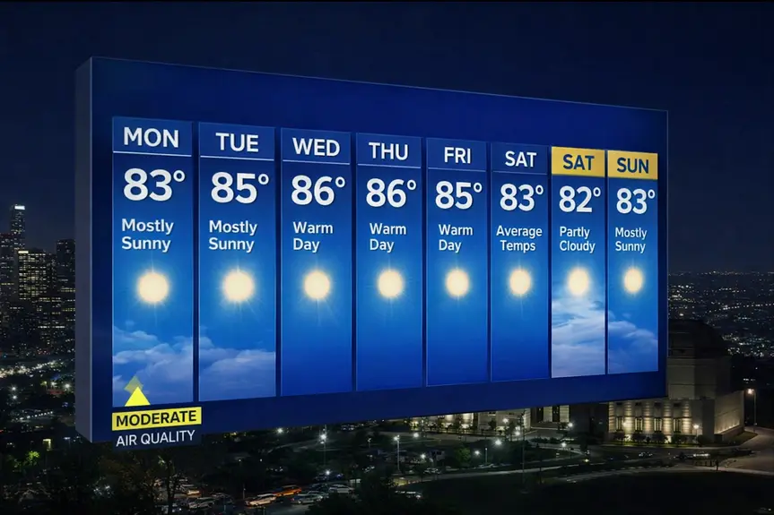 Enjoy a Sunny and Warm Week Ahead in Southern California