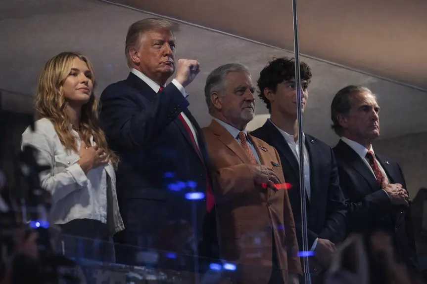 Trump Faces Mixed Reactions at NBA Finals in Madison Square Garden
