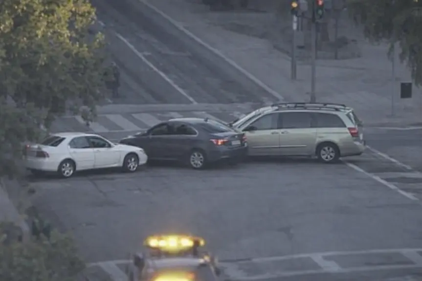 Wild Chase Through Los Angeles Ends in Crash and Capture
